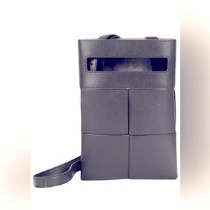 Bottega Veneta Womens Intrecciato Woven Crossbody Bag NWT